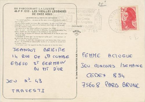 Légende de la Bête du Gévaudan