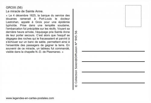 Le miracle de Sainte Anne