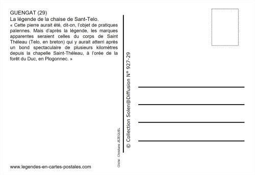 La légende de la chaise de Sant-Telo