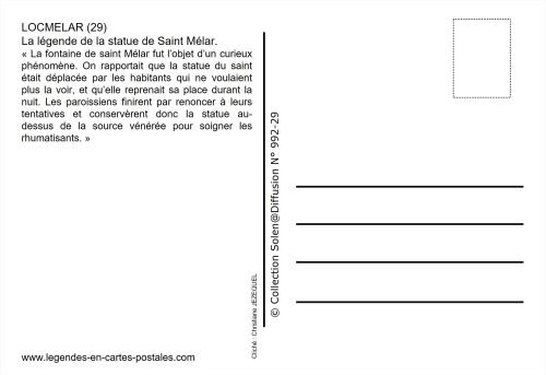 La légende de la statue de Saint Mélar