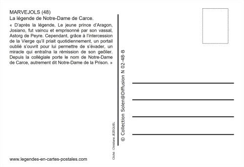 La légende de Notre-Dame de Carce