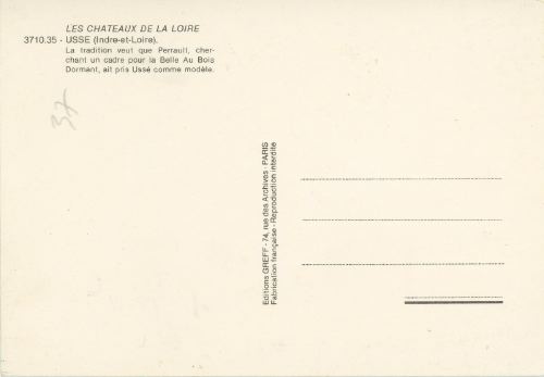Légende du Château d'Ussé