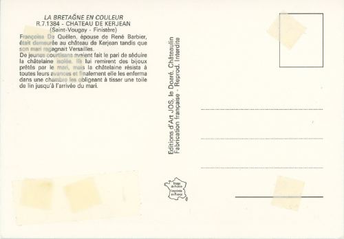 La Légende du Château de Kerjean