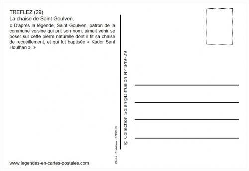 Kador Sant Houlhan, la Chaise de Saint Goulven